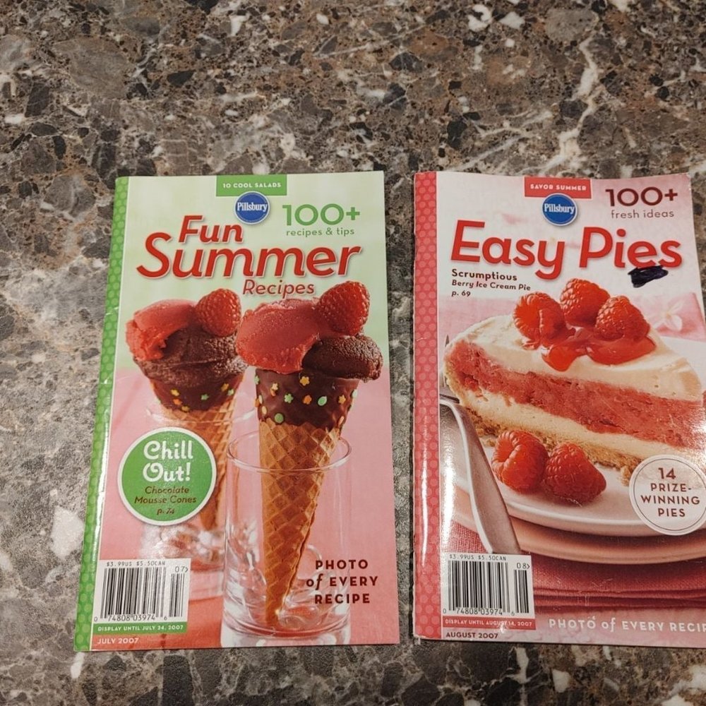 Pillsbury Fun Summer & Easy Pie Recipe Books